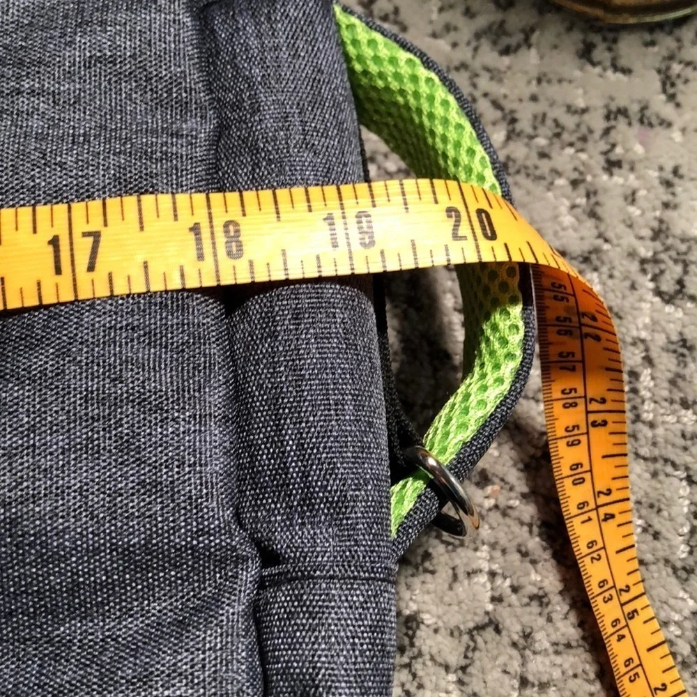 NWOT Bright Green and Gray Laptop Case